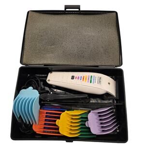 Wahl Clipper Haircut Kit Color Coded Pro Grooming 26 Piece Kit Corded Easy Use